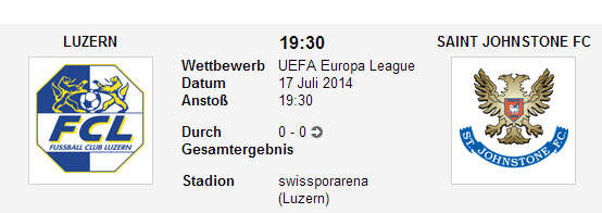 Wetten Tipp Luzern St Johnstone