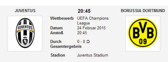 Wett Tipp Juventus Dortmund