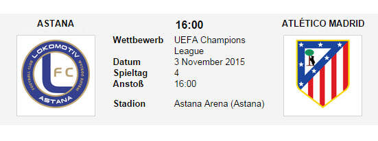 Wett Tipp Astana Atletico