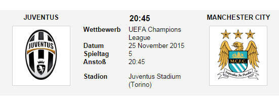 Wett Tipp Juve Man City