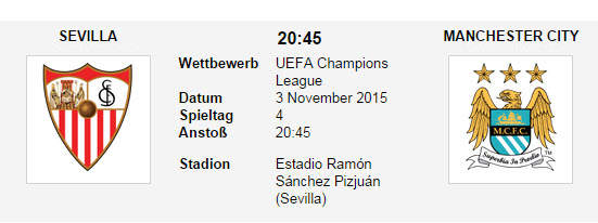 Wett Tipp Sevilla Man City