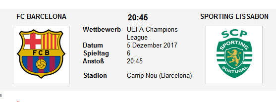 Wett Tipp Barcelona Sporting