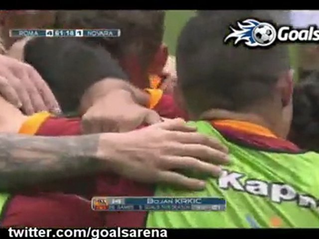 Video: AS Roma – Novara Calcio (5-2), Serie A