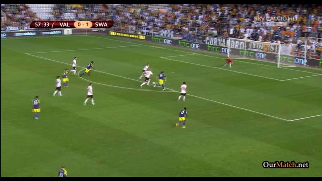 Video: FC Valencia – Swansea City (0-3), Europa League