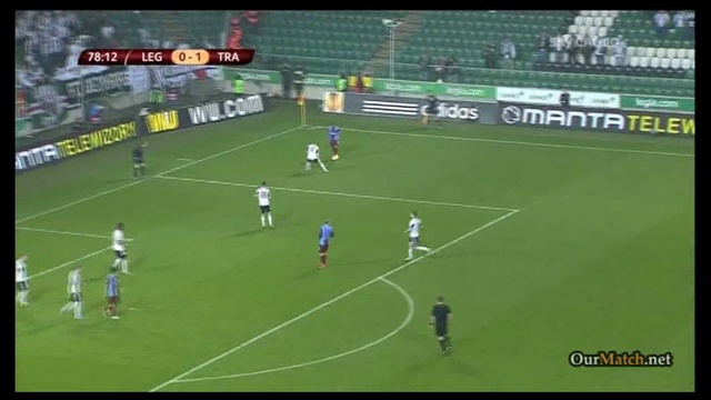 Video: Legia Warschau – Trabzonspor (0-2), Europa League