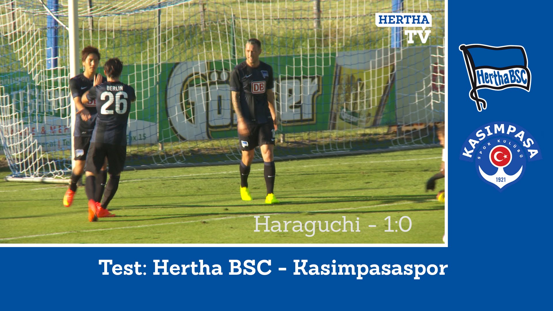 Video: Hertha BSC – Kasimpasa (1-1), Testspiel