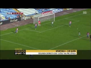 Video: Sporting Gijon – Sporting Lissabon (2-0), Testspiel