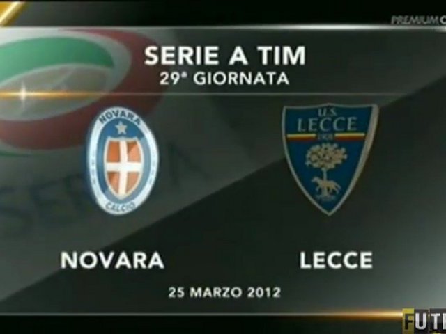 Video: Novara Calcio – US Lecce (0-0), Serie A